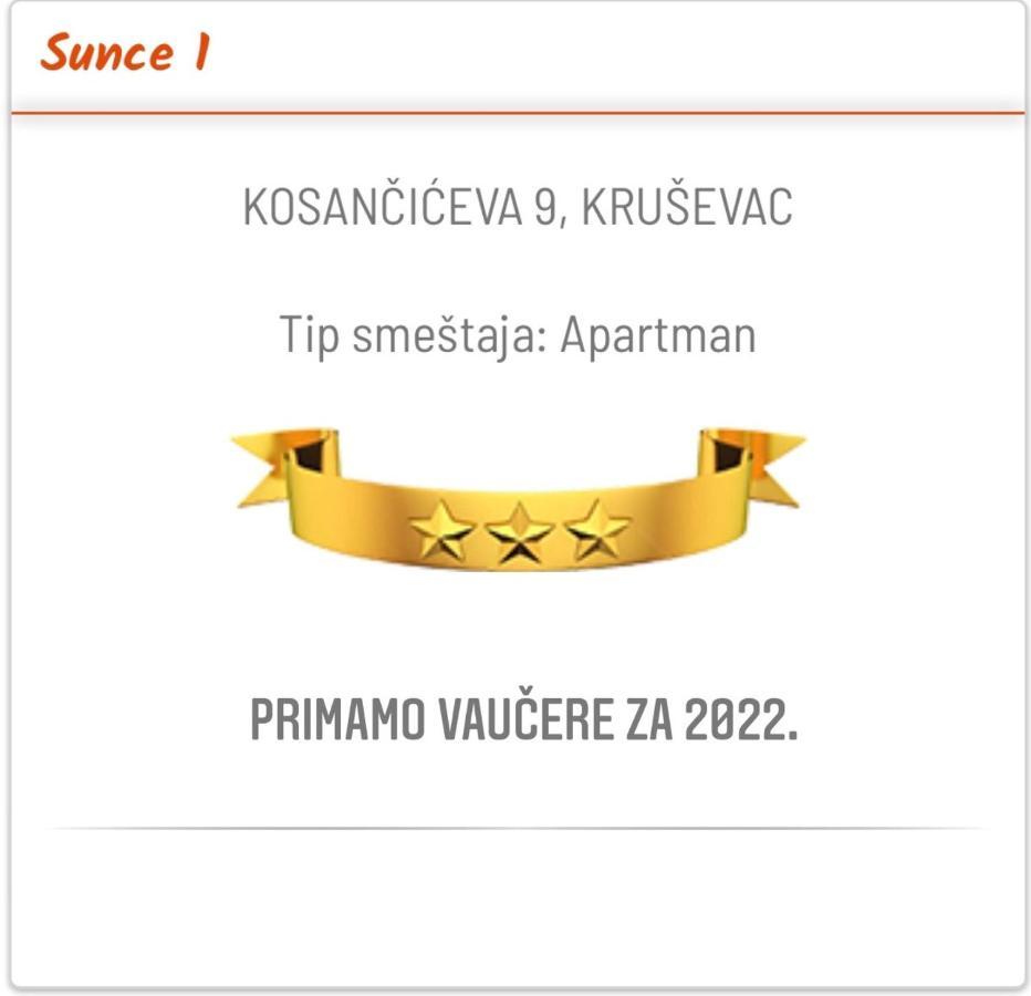 Sunce Apartment Krusevac Bagian luar foto